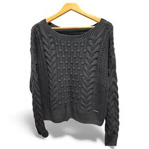 Abercrombie & Fitch Navy Sweater | Size Medium | Scoop Neck | VGUC